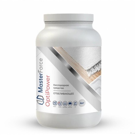 Кислородный отбеливатель для светлых тканей - MasterForce OptiPower 4кг