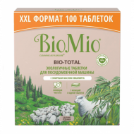Таблетки для посудомоечной машины 100 шт. BIOMIO "Эвкалипт"